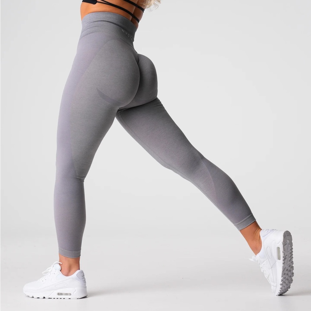 NVGTN Grey Contour 2.0 Seamless Leggings: S